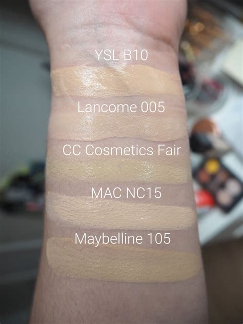 ysl all hours swatches|YSL all hours foundation sample.